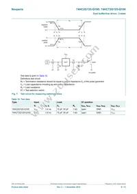 74HCT2G125DC-Q100H Datasheet Page 8