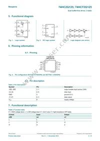 74HCT2G125GD Datasheet Page 2