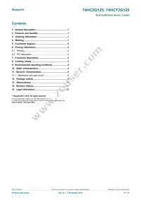 74HCT2G125GD Datasheet Page 13