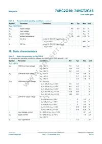 74HCT2G16GWH Datasheet Page 4