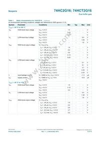 74HCT2G16GWH Datasheet Page 5