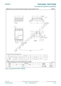 74HCT2G66GD Datasheet Page 15