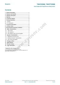 74HCT2G66GD Datasheet Page 19