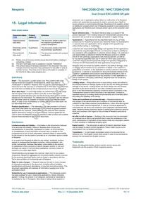 74HCT2G86DP-Q100H Datasheet Page 10