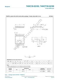 74HCT30PW-Q100J Datasheet Page 10
