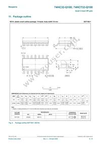 74HCT32BQ-Q100 Datasheet Page 8