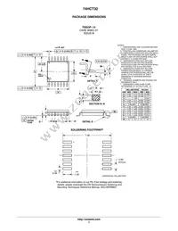 74HCT32DTR2G Datasheet Page 7