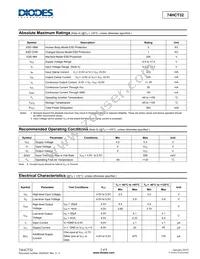 74HCT32S14-13 Datasheet Page 3