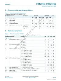 74HCT365D/AUJ Datasheet Page 5