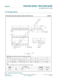 74HCT365D-Q100 Datasheet Page 14