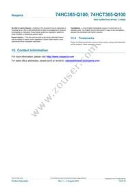 74HCT365D-Q100 Datasheet Page 18