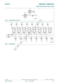 74HCT373BQ Datasheet Page 3