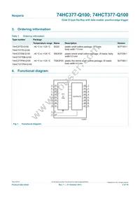 74HCT377PW-Q100J Datasheet Page 2