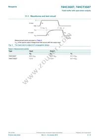 74HCT3G07GD Datasheet Page 6