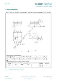 74HCT3G07GD Datasheet Page 8