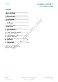 74HCT3G14GD Datasheet Page 15