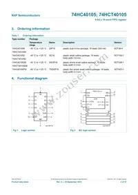 74HCT40105N Datasheet Page 2