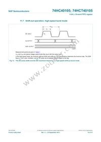 74HCT40105N Datasheet Page 19