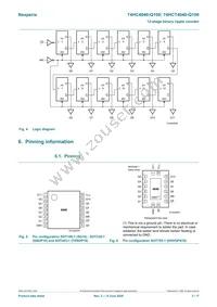 74HCT4040PW-Q100J Datasheet Page 3