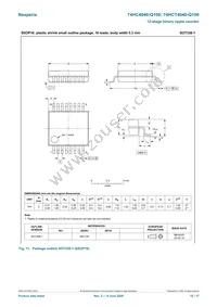 74HCT4040PW-Q100J Datasheet Page 12