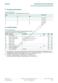 74HCT4052D-Q100 Datasheet Page 5