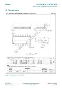 74HCT4052D-Q100 Datasheet Page 20