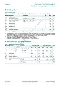 74HCT4053D-Q100 Datasheet Page 5