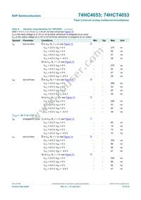 74HCT4053N Datasheet Page 15