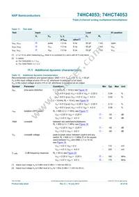 74HCT4053N Datasheet Page 20