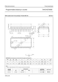 74HCT4059N Datasheet Page 17