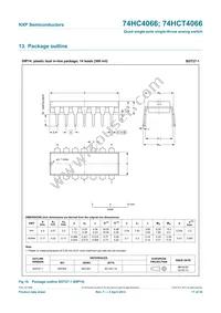 74HCT4066N Datasheet Page 17