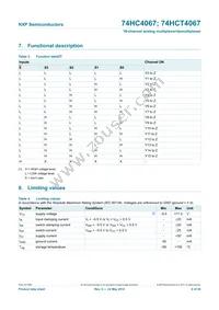 74HCT4067BQ Datasheet Page 7