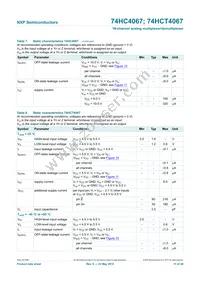 74HCT4067BQ Datasheet Page 12