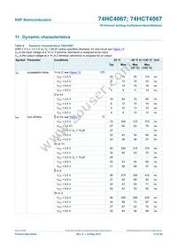 74HCT4067BQ Datasheet Page 14