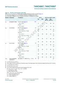 74HCT4067BQ Datasheet Page 16