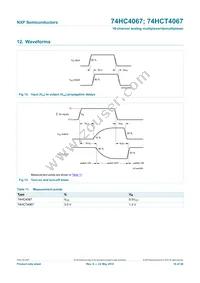 74HCT4067BQ Datasheet Page 17