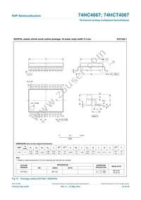 74HCT4067BQ Datasheet Page 23