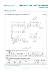 74HCT4075PW-Q100J Datasheet Page 9