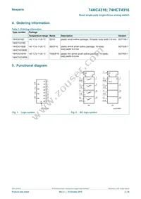 74HCT4316DB Datasheet Page 2