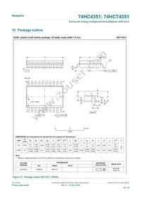 74HCT4351DB Datasheet Page 20