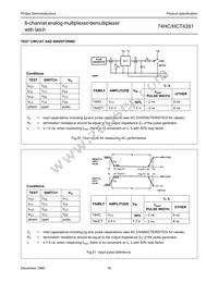 74HCT4351N Datasheet Page 17