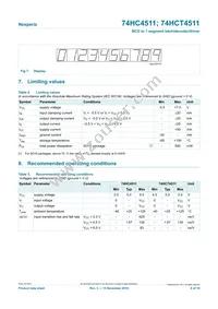74HCT4511D Datasheet Page 6
