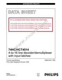 74HCT4514N Datasheet Page 2