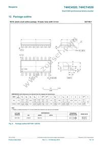 74HCT4520D Datasheet Page 10