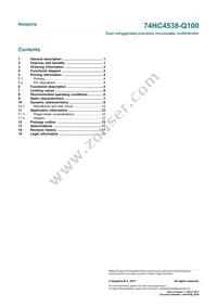 74HCT4538D-Q100 Datasheet Page 20