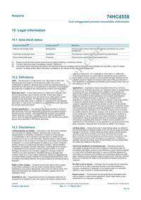 74HCT4538DB Datasheet Page 19