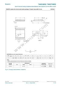 74HCT4852PW Datasheet Page 15