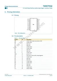 74HCT534N Datasheet Page 4