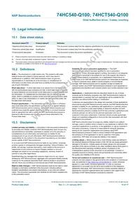 74HCT540N-Q100U Datasheet Page 15