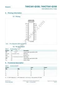 74HCT541D-Q100J Datasheet Page 5